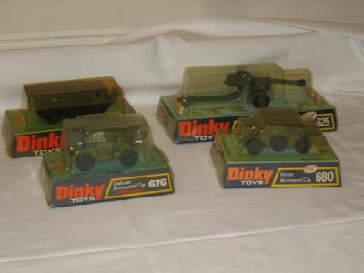 Appraisal: Stalwart Ferret Daimler Armoured Car Pounder Anti-Tank Gun bubble packs