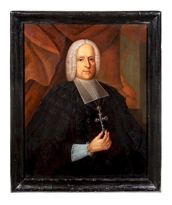 Appraisal: British School Second Half th Century Portrait of a Clergyman