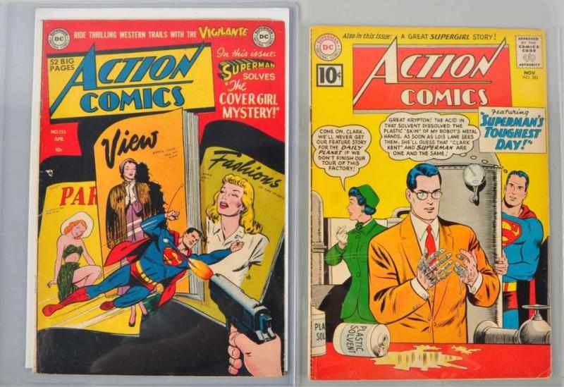 Appraisal: Lot of Action Comics Golden Age Comic Books This lot