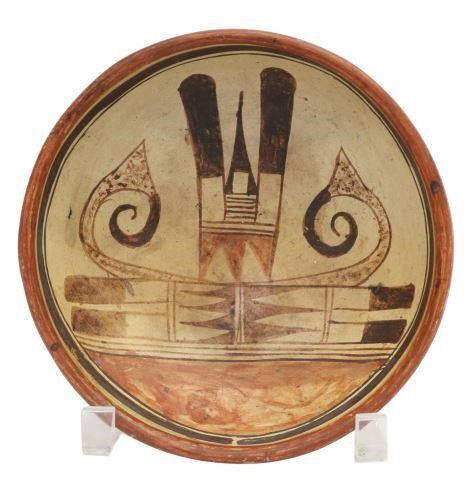 Appraisal: Native American pottery bowl possibly the work of the Nampeyo