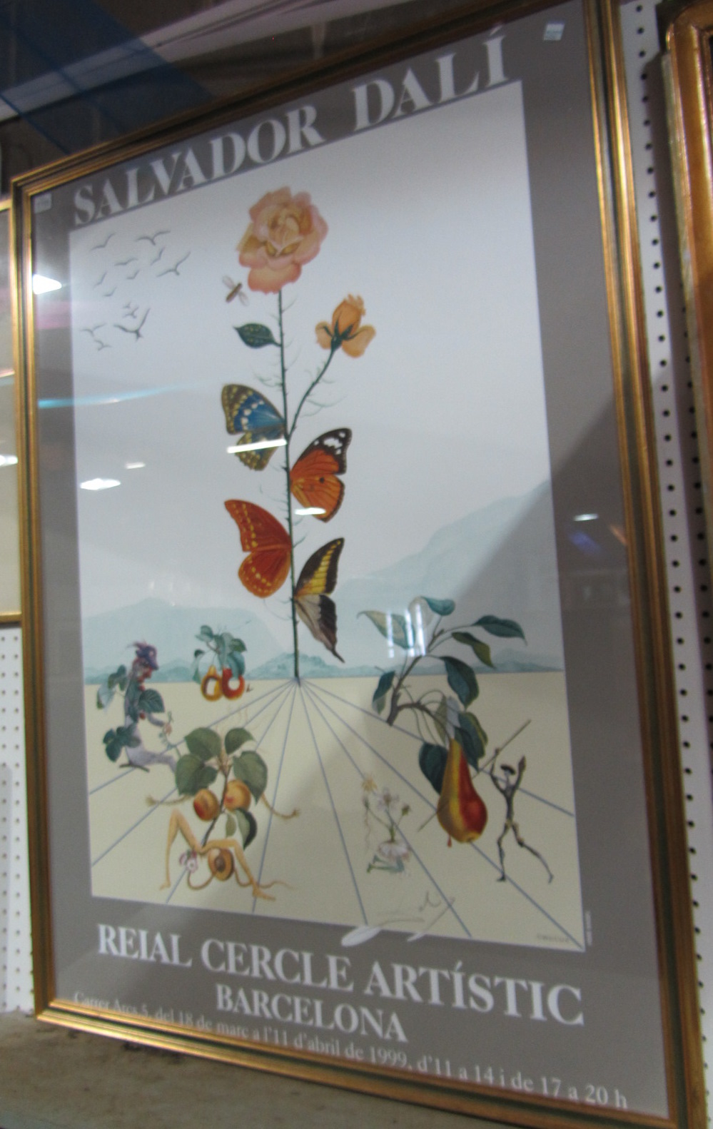 Appraisal: A Salvador Dali print poster