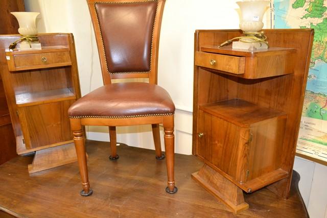 Appraisal: A PAIR OF FRENCH ART DECO BEDSIDE CABINETS A PAIR