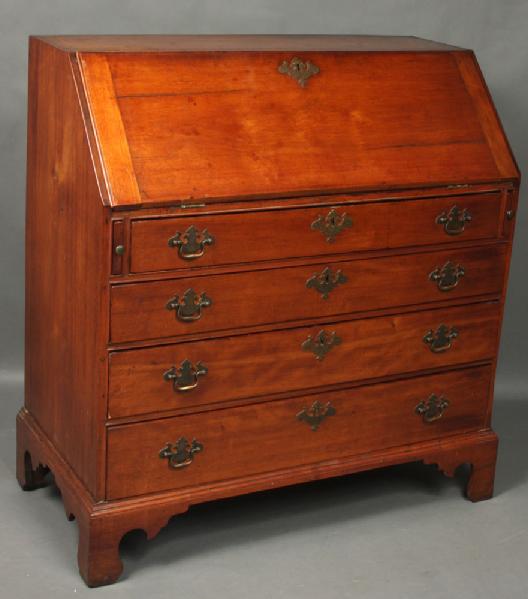 Appraisal: - th C New England Cherry Fall-Front Desk th Century