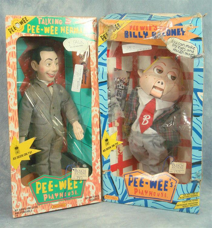 Appraisal: Talking Pee Wee Herman Billy Baloney dolls Pee Wee is