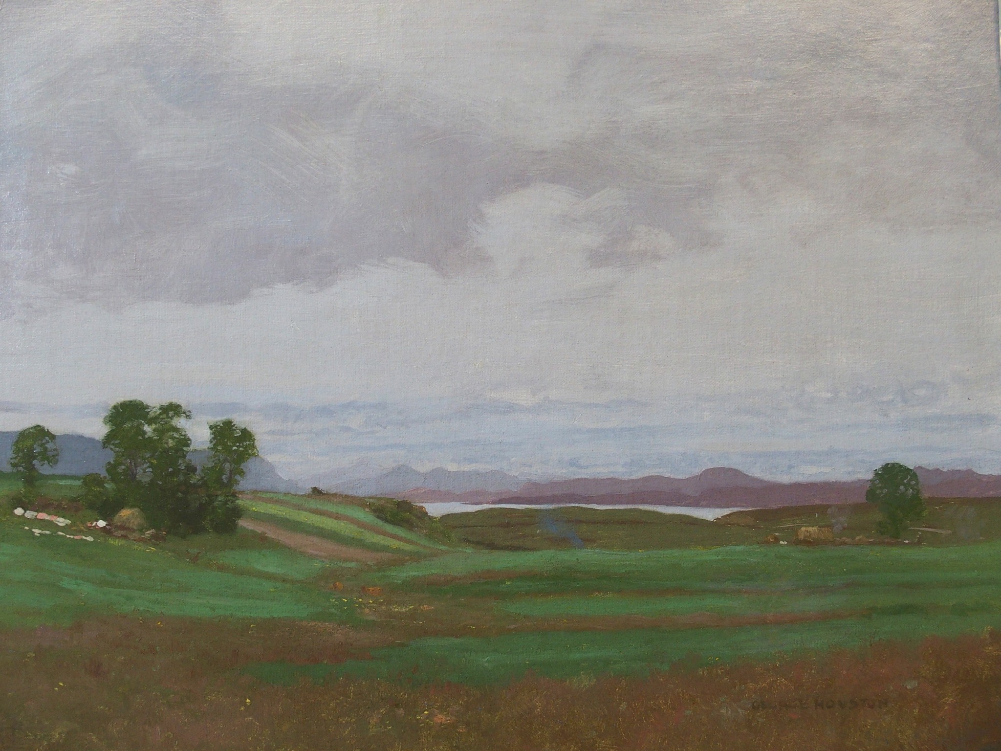 Appraisal: GEORGE HOUSTON RSA RSW RI Scottish - A DISTANT VIEW