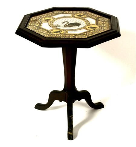 Appraisal: A late th century Aesthetic Movement occasional table the reverse