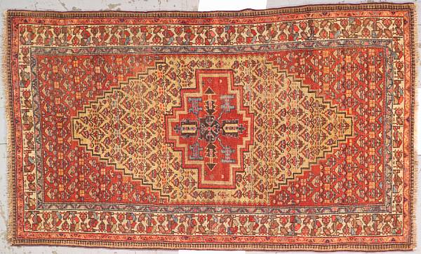 Appraisal: A Malayer rug size approximately ft in x ft ft