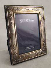 Appraisal: A silver photo frame overall approx x cm