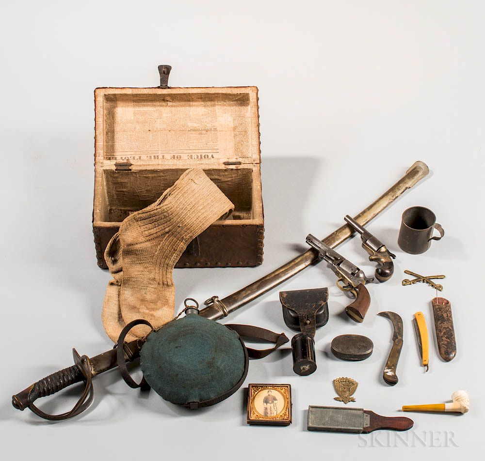 Appraisal: Group of Civil War Items Owned by William F Clarke