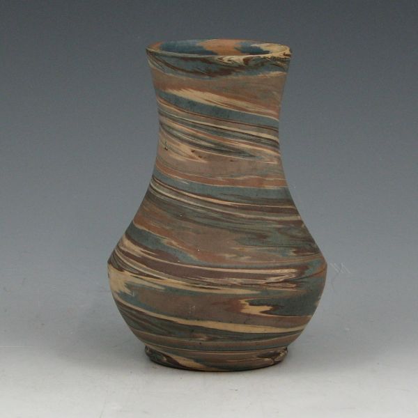 Appraisal: Niloak Mission Swirl vase Marked with an impressed Niloak Mint