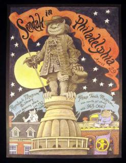 Appraisal: Maurice Sendak SENDAK IN PHILADELPHIA Artist Signed Poster Rosenbach Museum