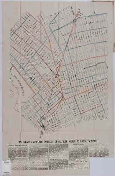 Appraisal: Early New York City Maps Including Map Showing Proposed Extension