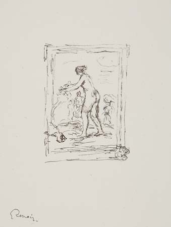 Appraisal: PIERRE-AUGUSTE RENOIR Femme au Cep de Vigne e variante Lithograph