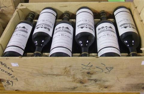 Appraisal: BOTTLE CASE OF CHATEAU LAFON-ROCHET SAINT-ESTEPHE-MEDOC