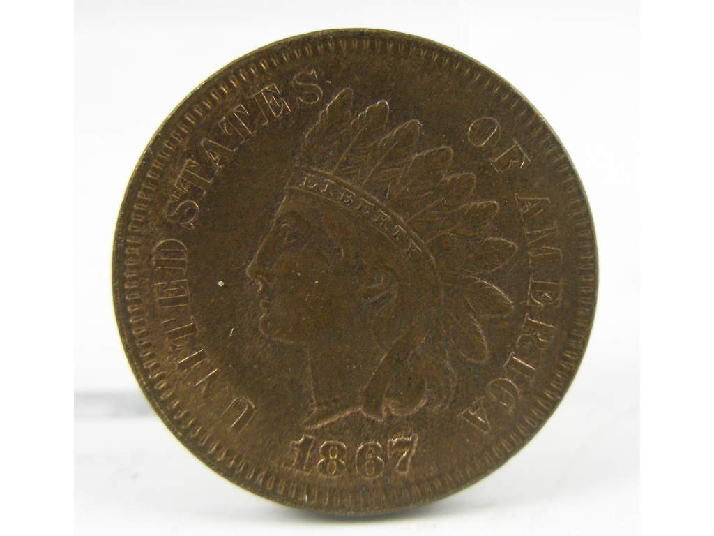 Appraisal: Indian Cent Strong AU exceptional grade with much luster for