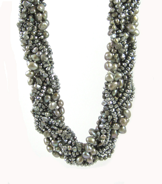 Appraisal: PRINCESS LENGTH MULTI-STRAND PEARL NECKLACE measuring - inches in length