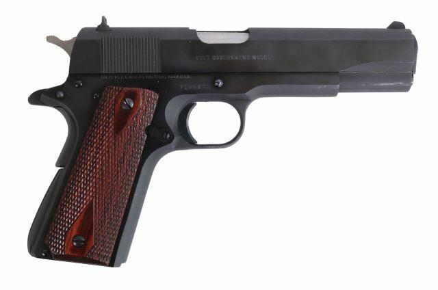 Appraisal: Colt Mark IV Series Government Model pistol caliber barrel fixed