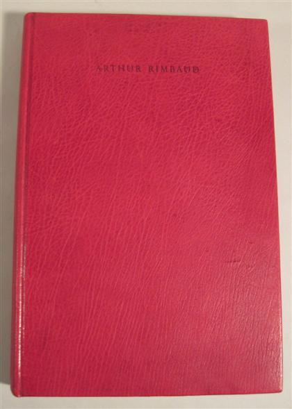 Appraisal: vol Limited Editions Club of New York Rimbaud Arthur A