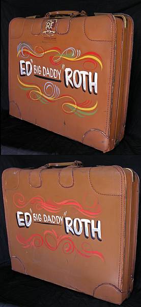 Appraisal: Ed Roth's personal suitcase from the early ' s emblazoned