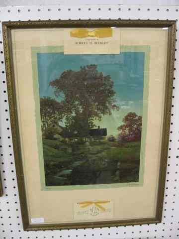 Appraisal: Maxfield Parrish ''Evening'' Calendar Brown Bigelow complete scarce