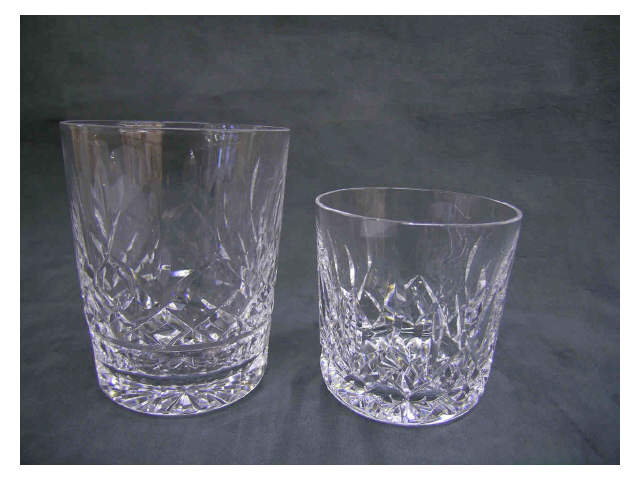 Appraisal: Lot of Waterford Crystal rocks glasses including four Lismore large