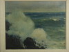 Appraisal: OOC- ROCKY SEASCAPE BY LEON LUNDMARK CHICAGO - IN GREY