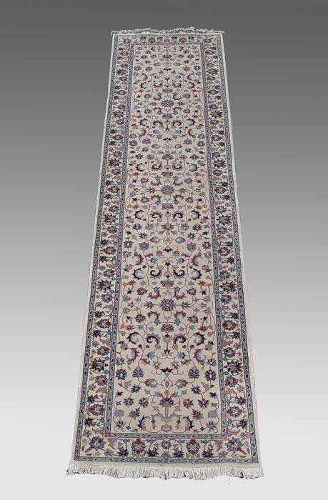 Appraisal: INDO KASHAN HAND TIED CARPET RUNNER Approx ' '' x