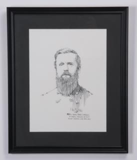 Appraisal: Confederate military figure portraits Set of eight portraits of Confederate