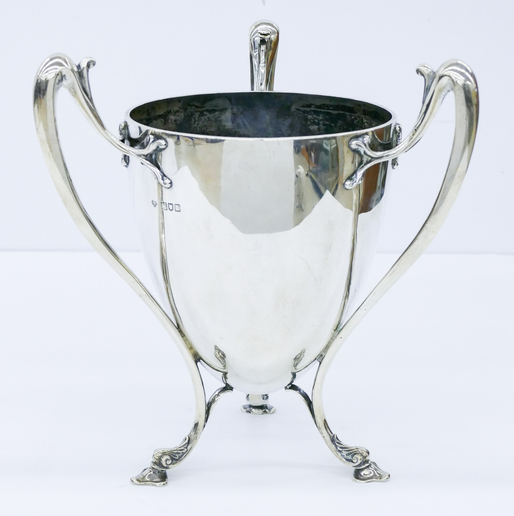 Appraisal: English Art Nouveau Sterling Loving Cup by Goldsmiths Silversmiths Co