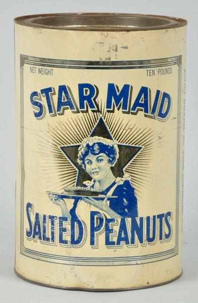 Appraisal: Star Maid Salted Peanuts -Pound Can Description Image on both