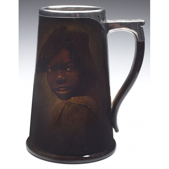 Appraisal: Nice Rookwood handled vessel Standard glaze with a portrait of