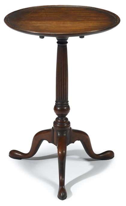 Appraisal: Queen Anne walnut tilt top candlestandlate th century