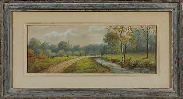 Appraisal: Fall Landscape by Alden Mote Watercolor Alden Mote American -