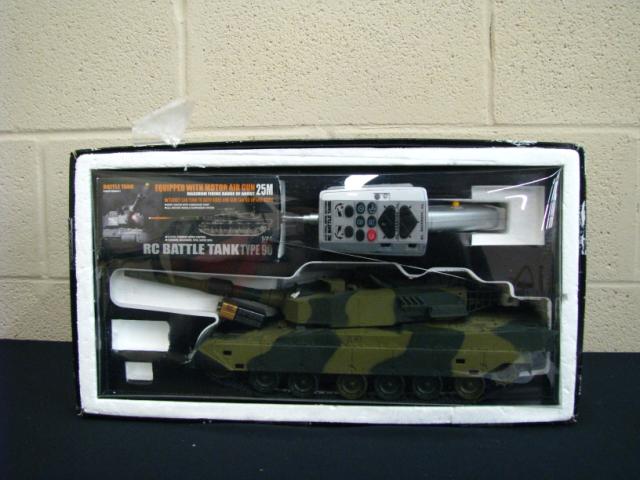 Appraisal: Radio Controlled Battle Tank type scale with motor air gun