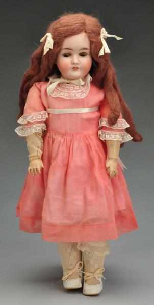 Appraisal: Nice Queen Louise Doll Description German bisque socket head several