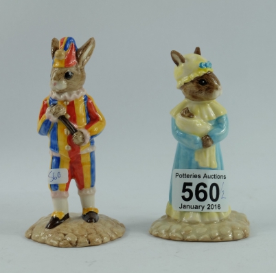 Appraisal: Royal Doulton Limited edition Bunnykins figures Mr Punch DB and