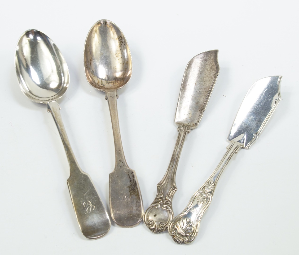 Appraisal: A Victorian Irish silver tablespoon decorated in the Old English