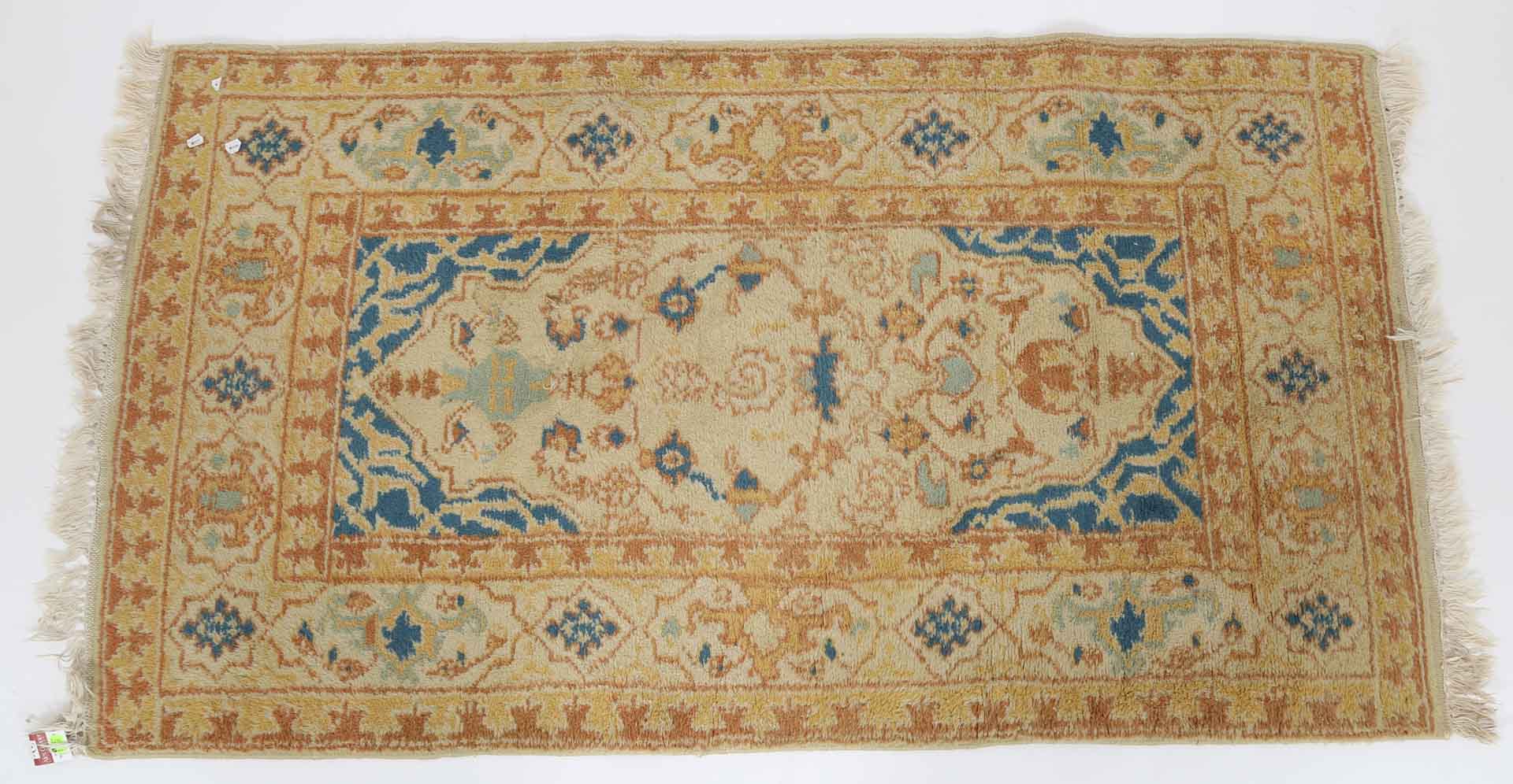 Appraisal: Oriental style throw rug