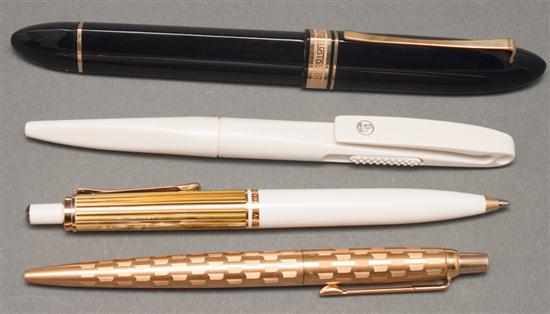 Appraisal: Pelikan ballpoint pen Pelikan ''Coloni No '' pen Parker ''Harlequin''