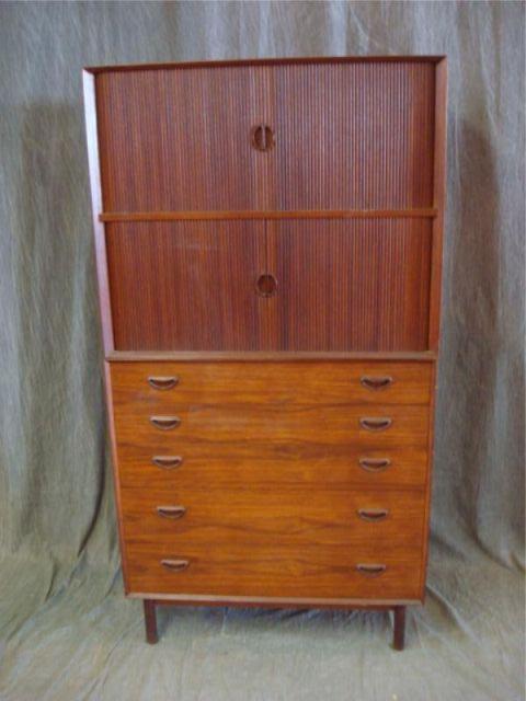 Appraisal: Danish Modern Piece Chest In sections with dovetailed edges From