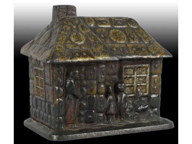 Appraisal: Cast Iron Gingerbread House Still Bank Description Made in France