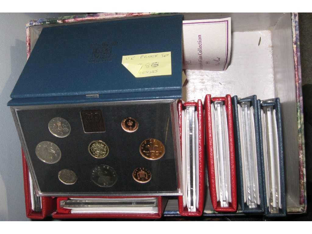 Appraisal: Box of proof coins sets