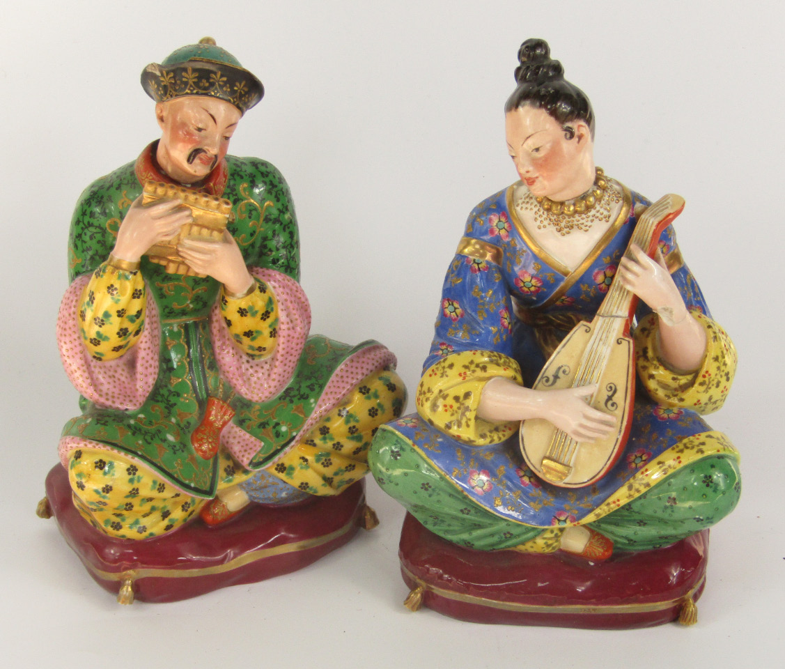 Appraisal: A pair of Jacob Petit porcelain scent bottles and stoppers