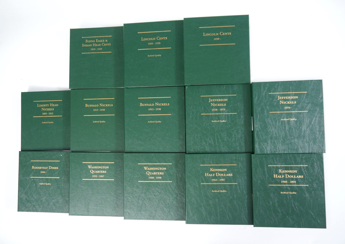 Appraisal: LARGE COLLECTION OF US COINS IN BINDERS binders with way