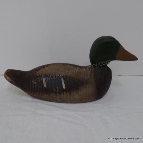 Appraisal: Antique Wood Carved Duck Decoy A very nice hand carved