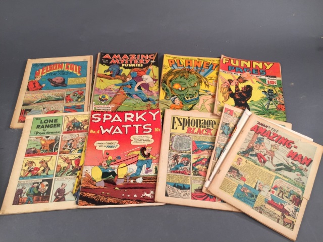 Appraisal: Large Lot of Loose Comics from the s Ungraded unrestored