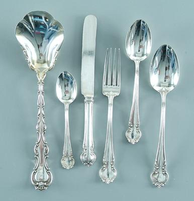 Appraisal: La Comtesse sterling flatware by Reed Barton pieces monogram CLKR