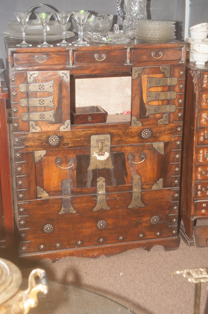 Appraisal: Oriental wood cabinet