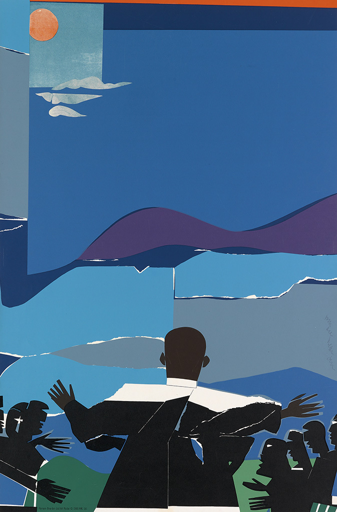 Appraisal: ROMARE BEARDEN - Martin Luther King Jr - Mountain Top