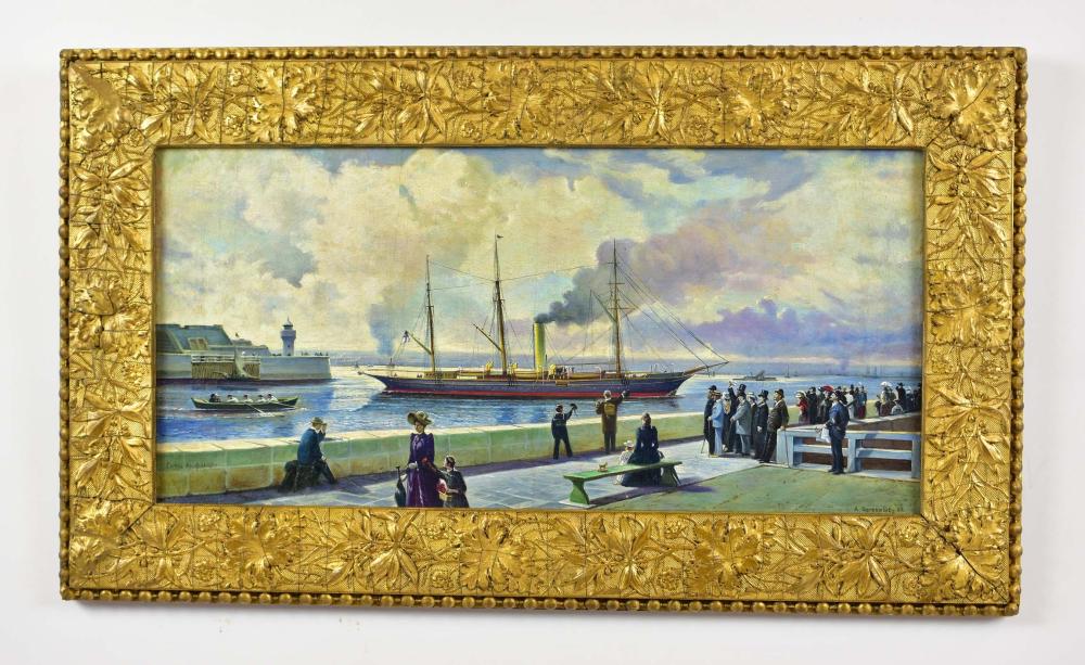 Appraisal: ALEKSEI PETROVICH BOGOLYUBOV RUSSIAN Attributed to Russian Royal Yacht Kolkhida